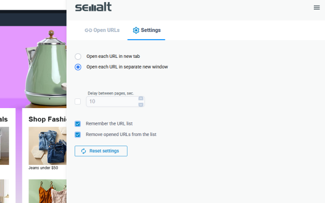 Multi URL Opener by Semalt - 截图 2