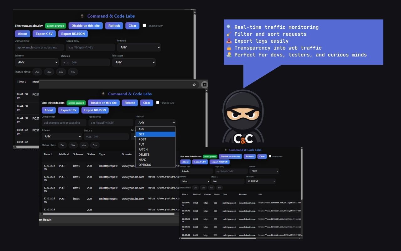 Tiny HTTP/S Logger - 截图 5