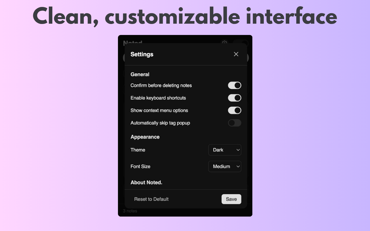 noted | Contextual Note Taking & Web Clipper - 截图 3