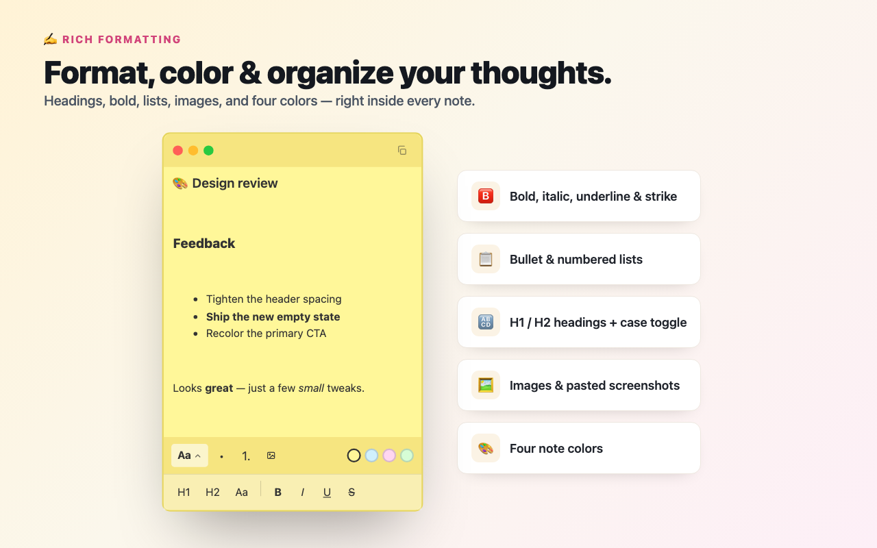 Sticky Notes Anywhere - 截图 3