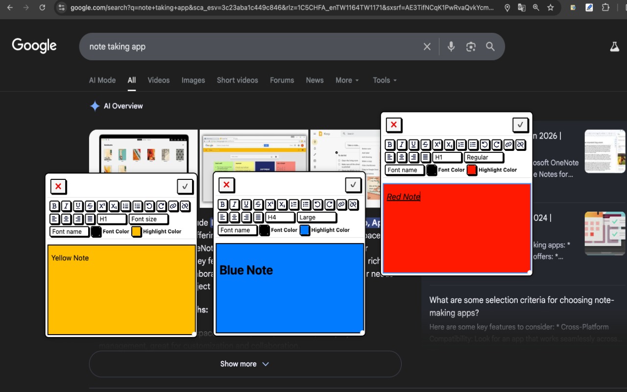 FloatNote - Take Notes Everywhere - 截图 2
