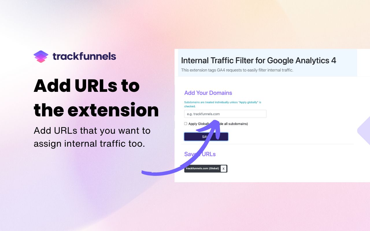 GA4 Internal Traffic Filter - TrackFunnels - 截图 3