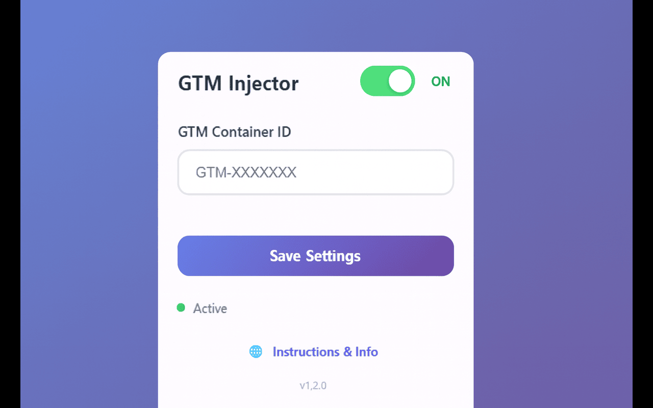 GTM Injector - 截图 1