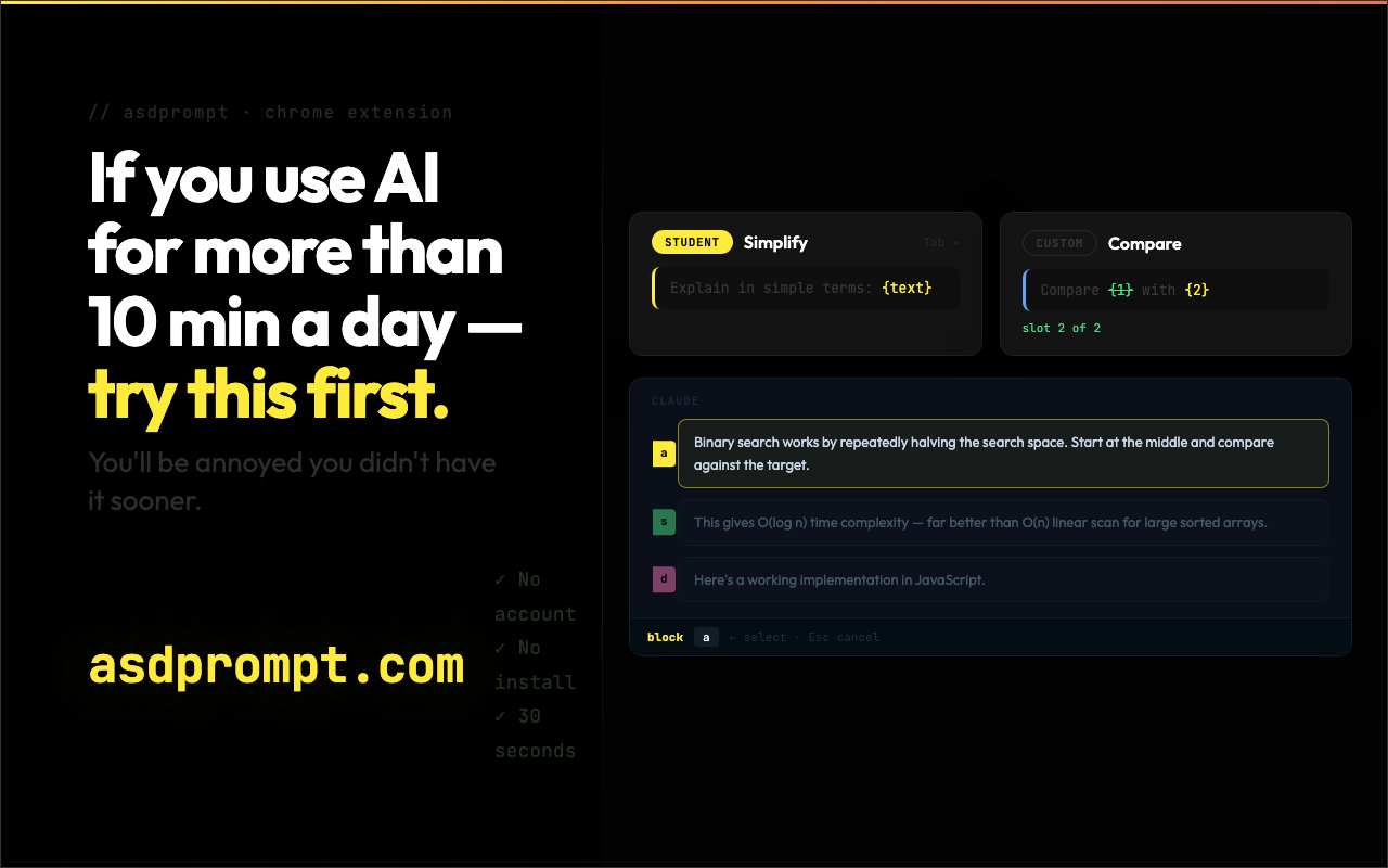 Claude Chat HUD — Keyboard Overlay for AI Chats - 截图 3