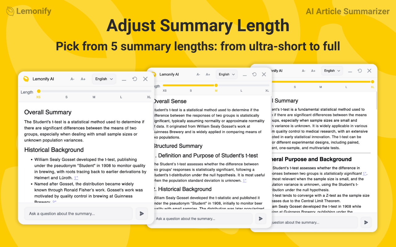 AI Article Summarizer - Lemonify - 截图 2