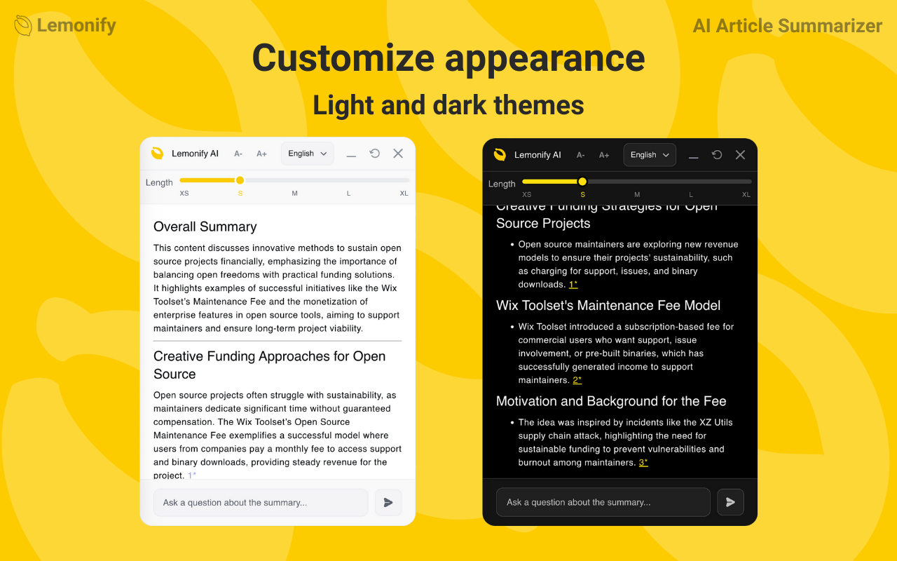AI Article Summarizer - Lemonify - 截图 4