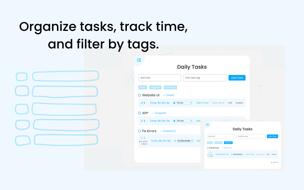 DayTicks - Task Manager & Time Tracker - 截图 2