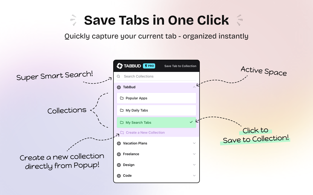 TabBud - Smart Tab Manager & Workspace - 截图 3