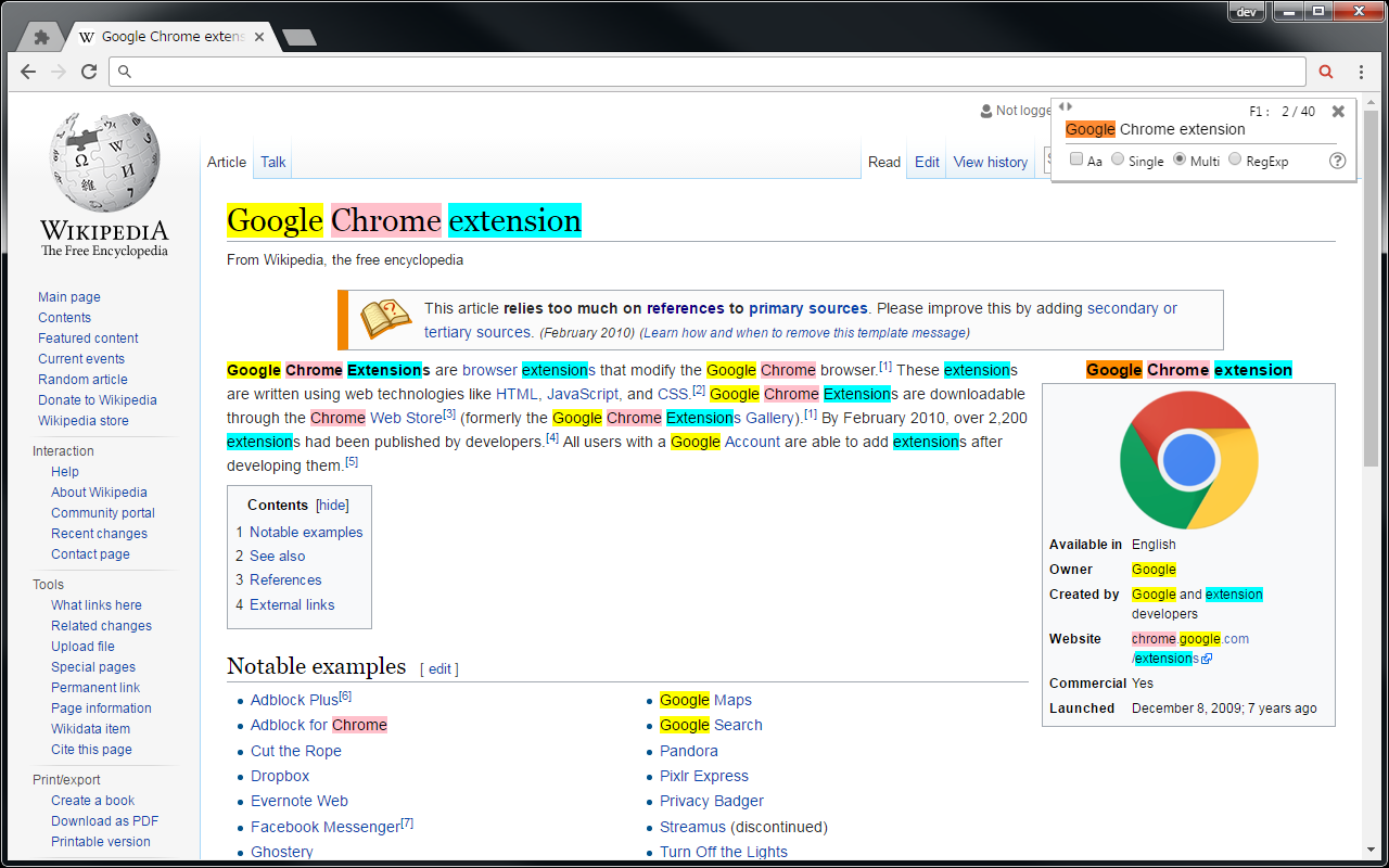 Multi Search & Multi Jump - 截图 2