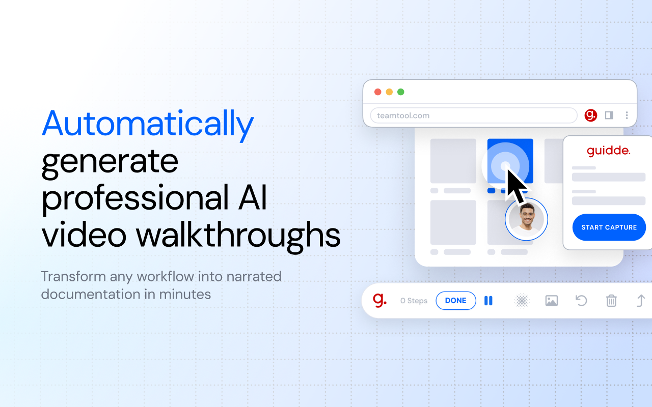 Guidde - Magically create video documentation - 截图 1