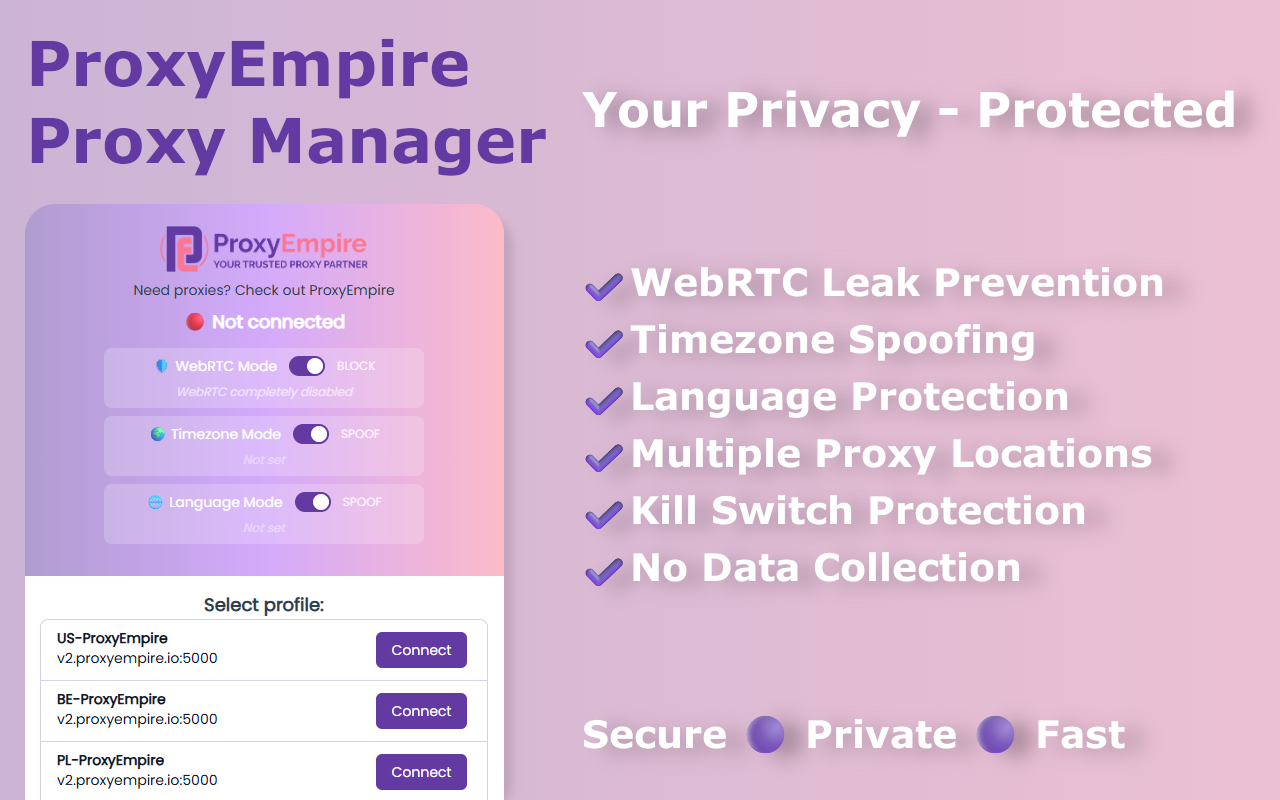 ProxyEmpire Proxy Manager - 截图 1
