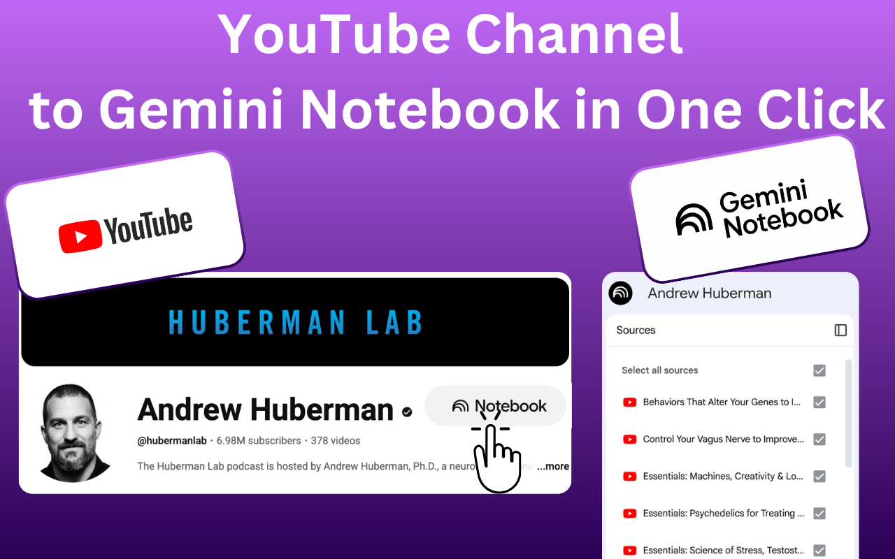 YouTube to NotebookLM - YouTube to Gemini Notebook - 截图 3