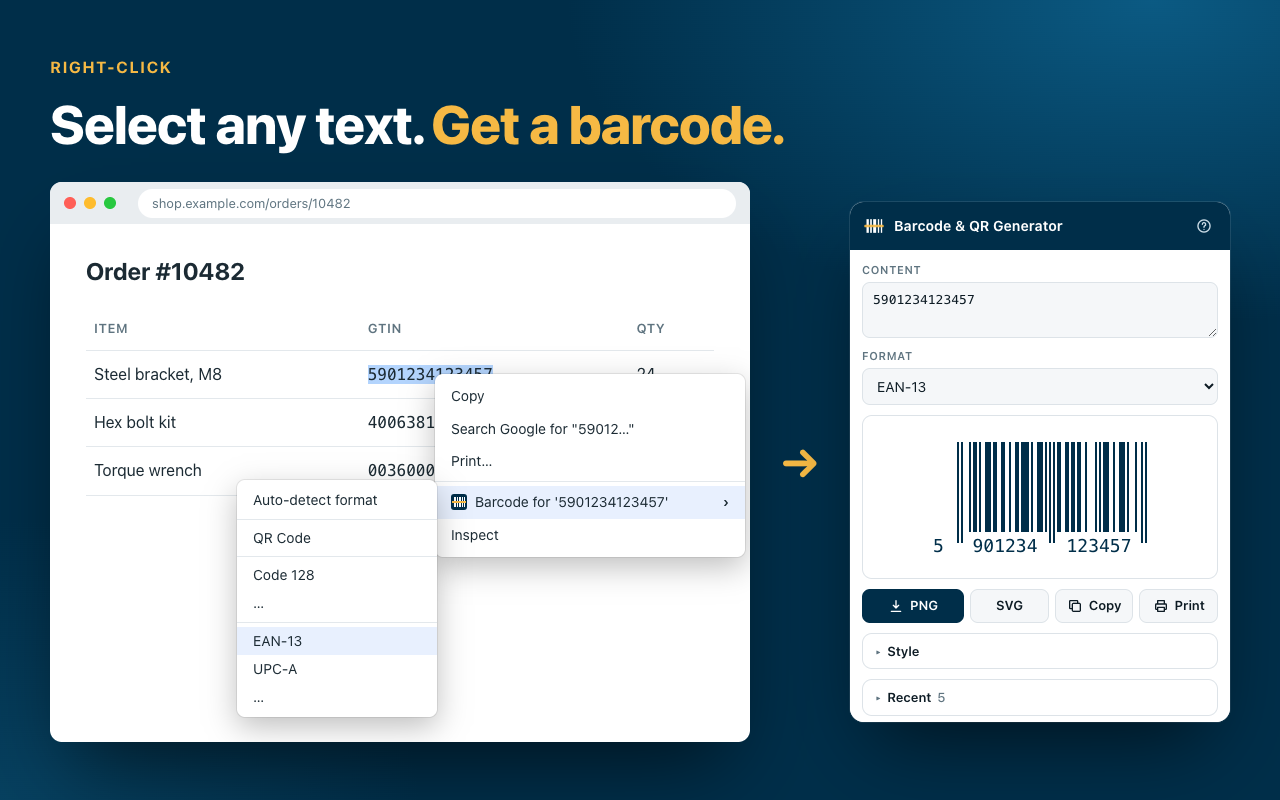 Free Barcode & QR Code Generator - 截图 5
