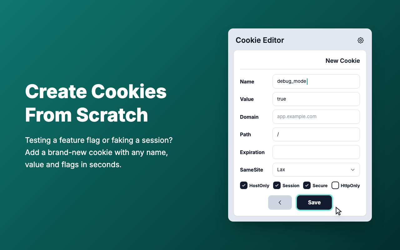 Cookie编辑器 - 截图 3