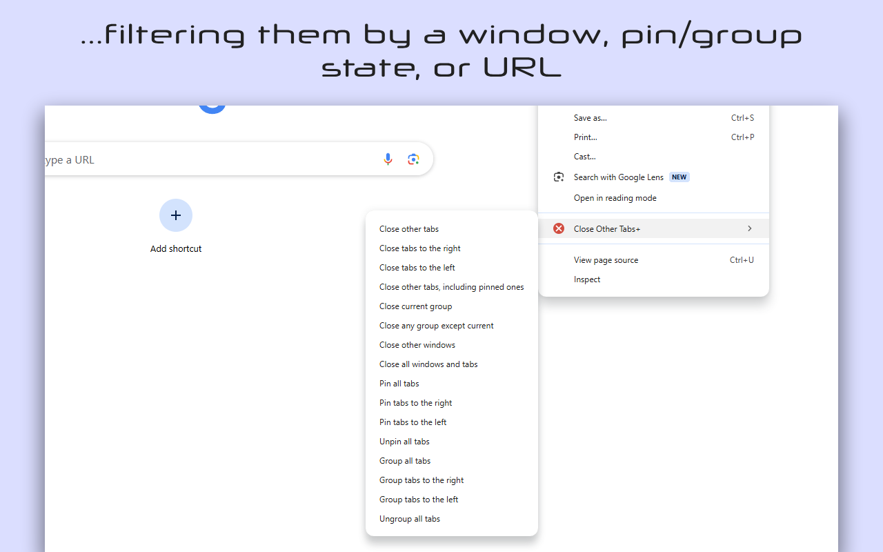 Close Other Tabs+ - 截图 2