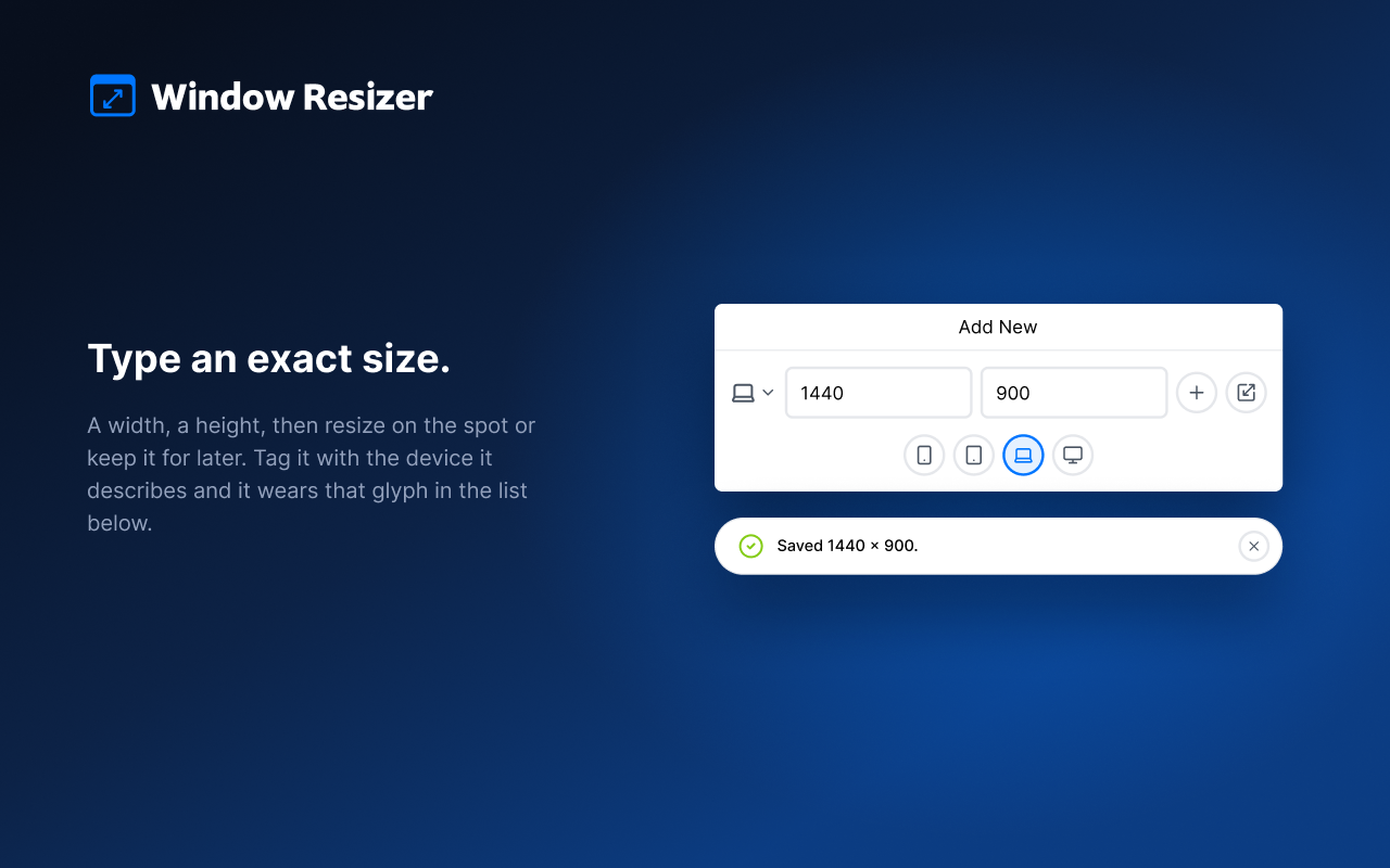 Window Resizer - 截图 3