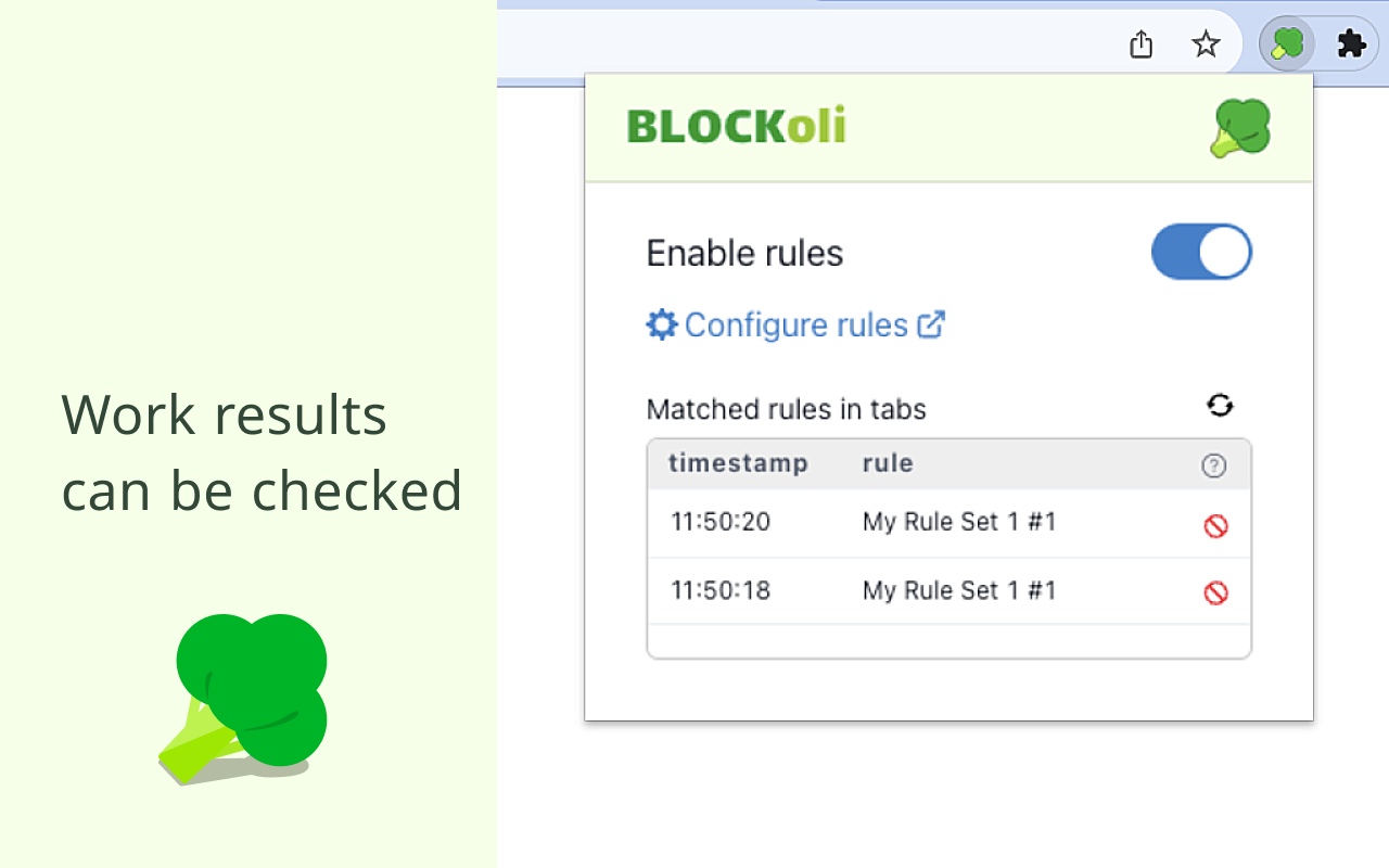 BLOCKoli - Web request blocker - 截图 3