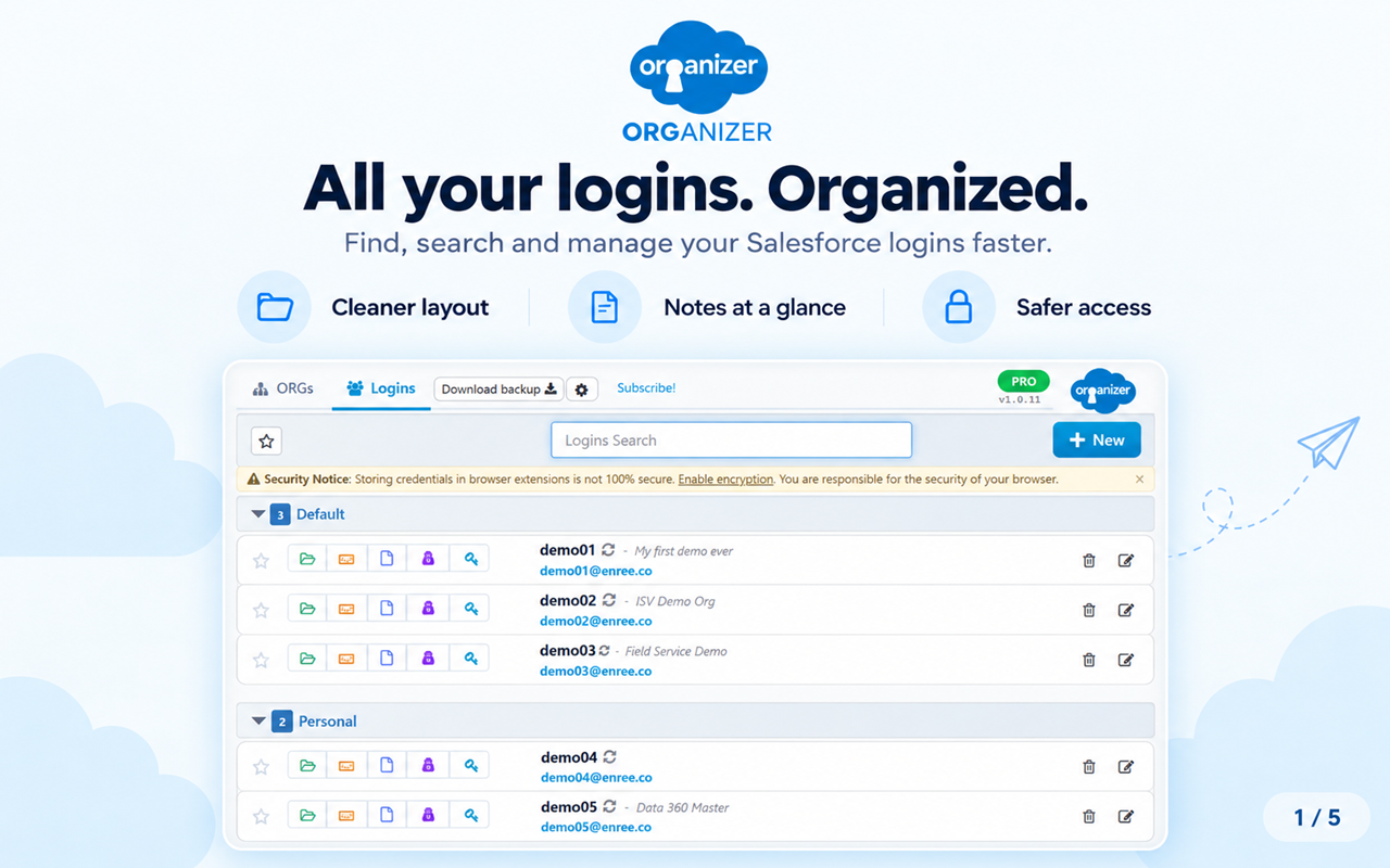 ORGanizer for Salesforce - 截图 1