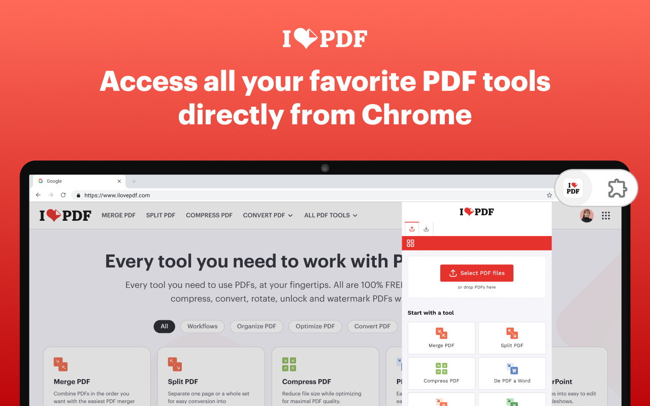 Online PDF tools | ilovepdf.com - 截图 1