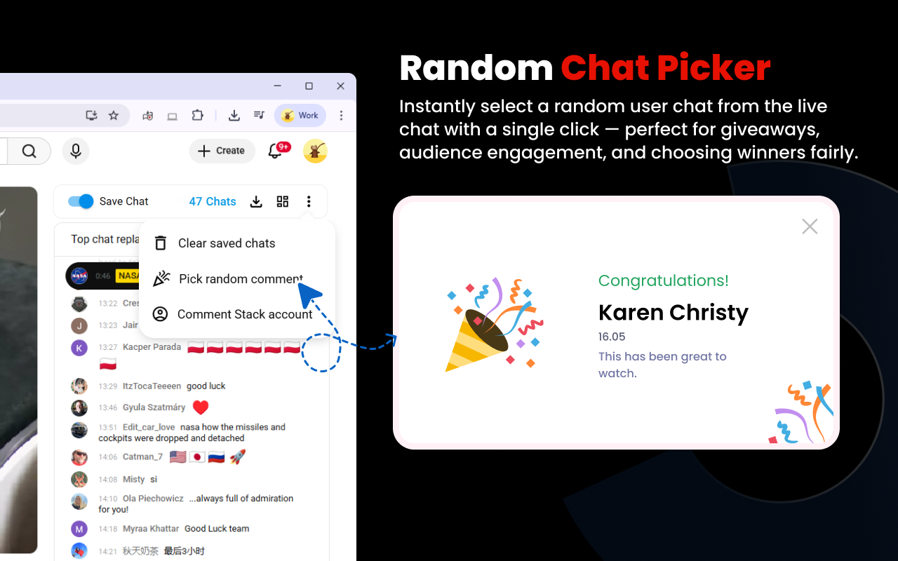 Comment Stack - Save Live Chats for YouTube™ - 截图 4