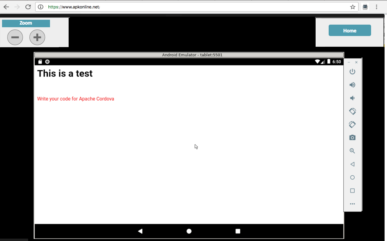Android 开发者 Cordova 在线 - 截图 2