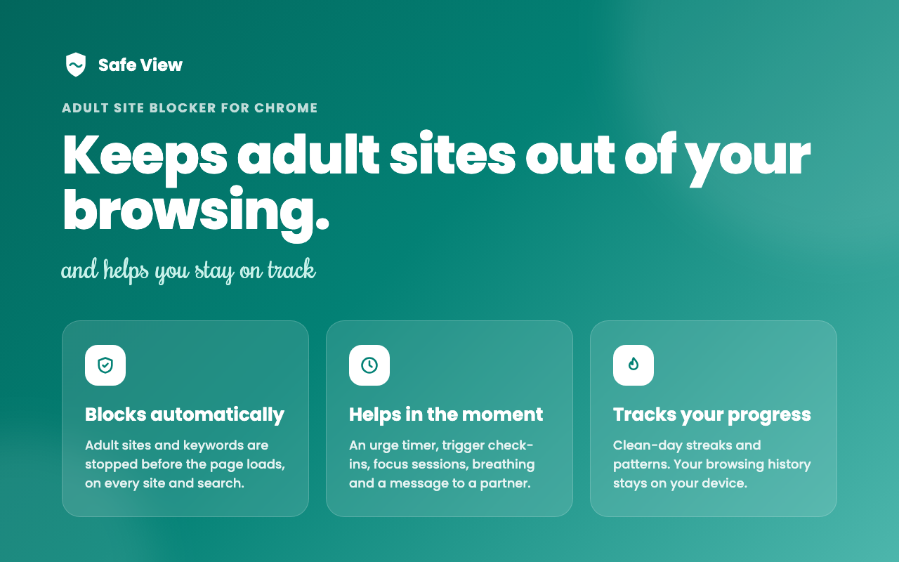 Safe View – Adult Site Blocker - 截图 1