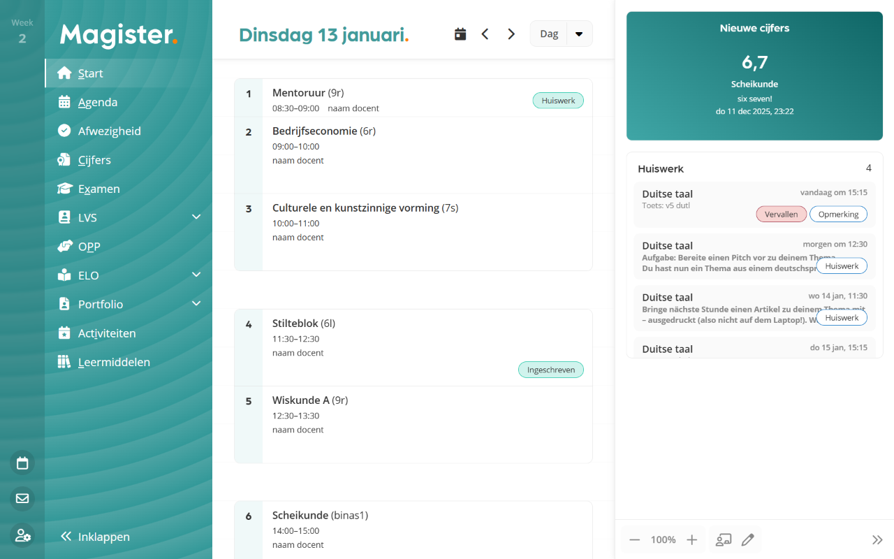 Study Tools voor Magister - 截图 1