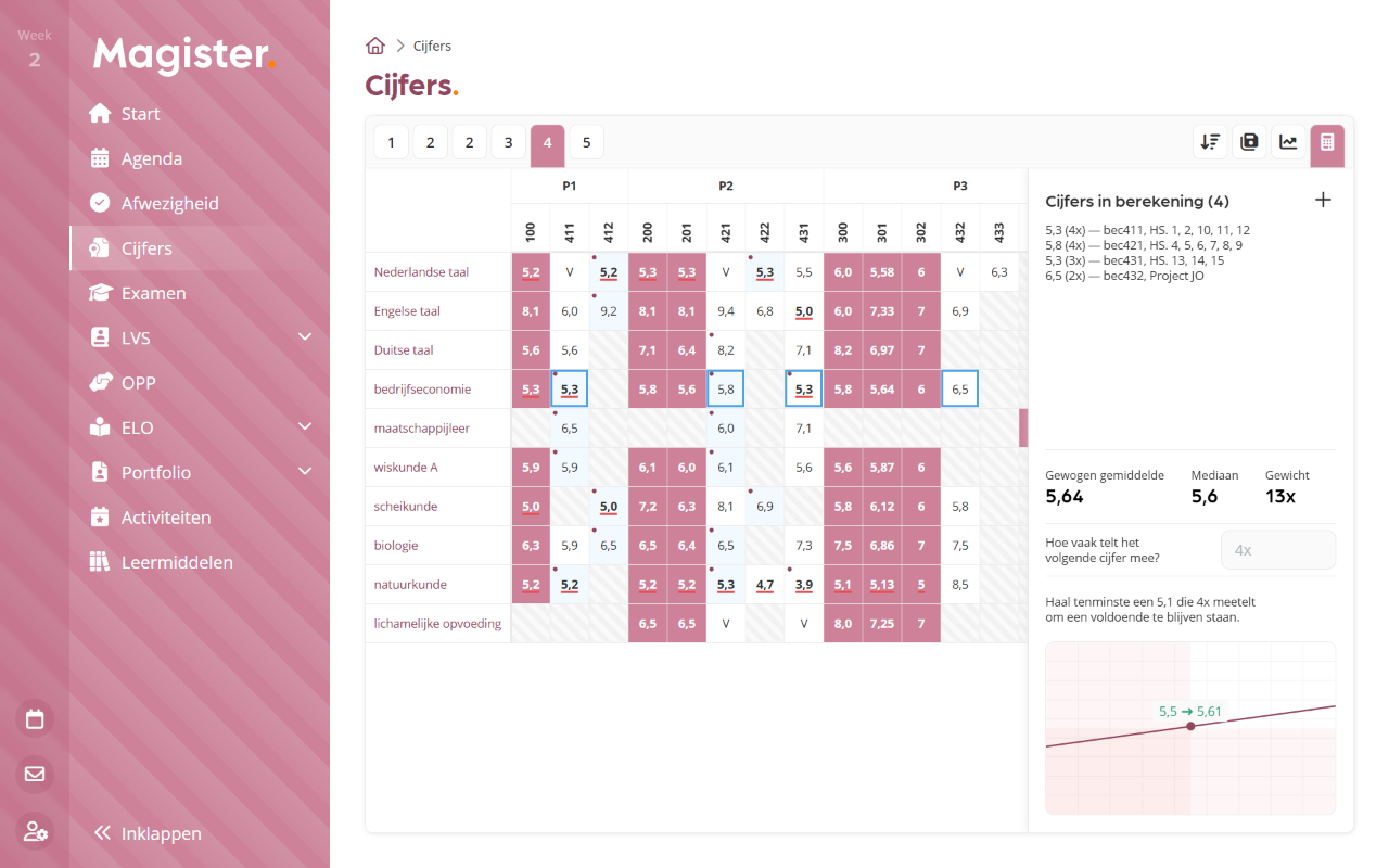 Study Tools voor Magister - 截图 3