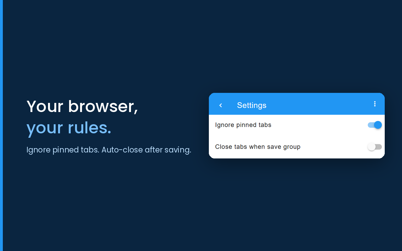 Tab Group – Save, Organize & Restore Your Tabs - 截图 3