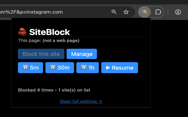SiteBlock - 截图 3