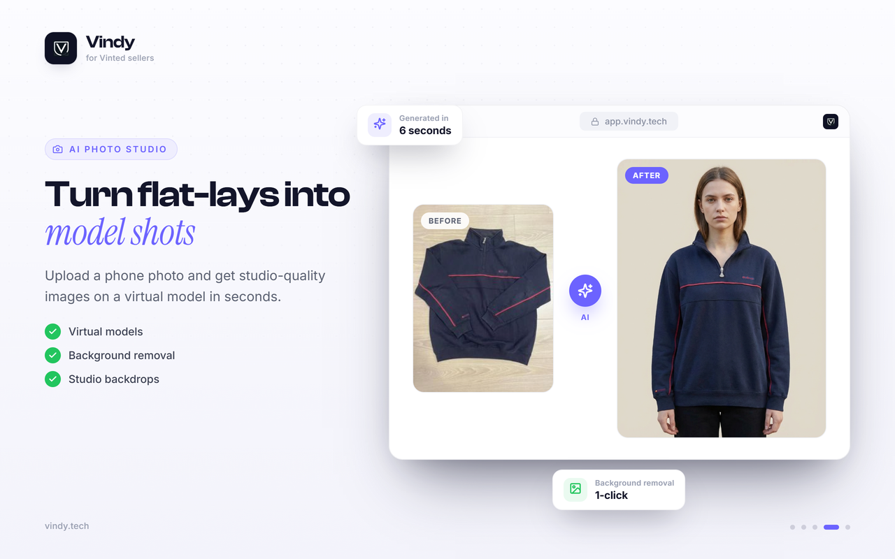 Vindy | Boost Vinted Sales - 截图 4
