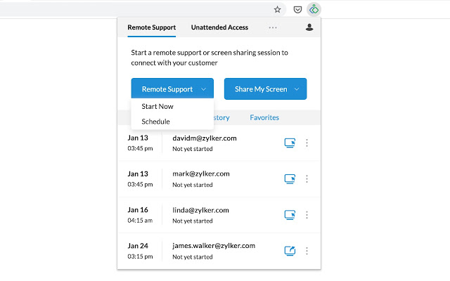 Zoho Assist - FREE Remote Support Tool - 截图 1