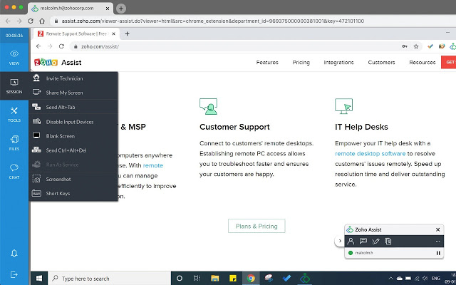 Zoho Assist - FREE Remote Support Tool - 截图 4