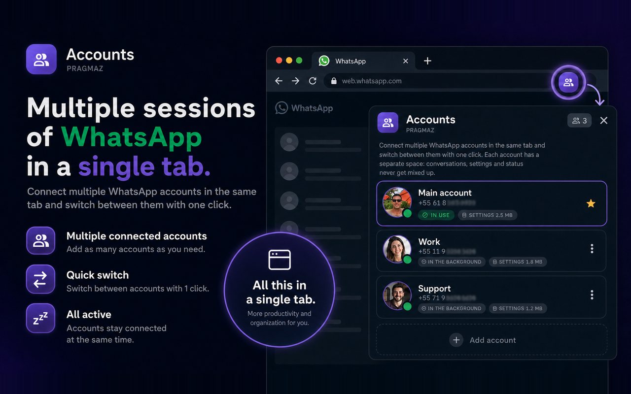 Pragmaz for WhatsApp™ Web - 截图 2