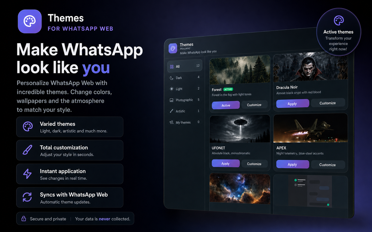 Pragmaz for WhatsApp™ Web - 截图 3