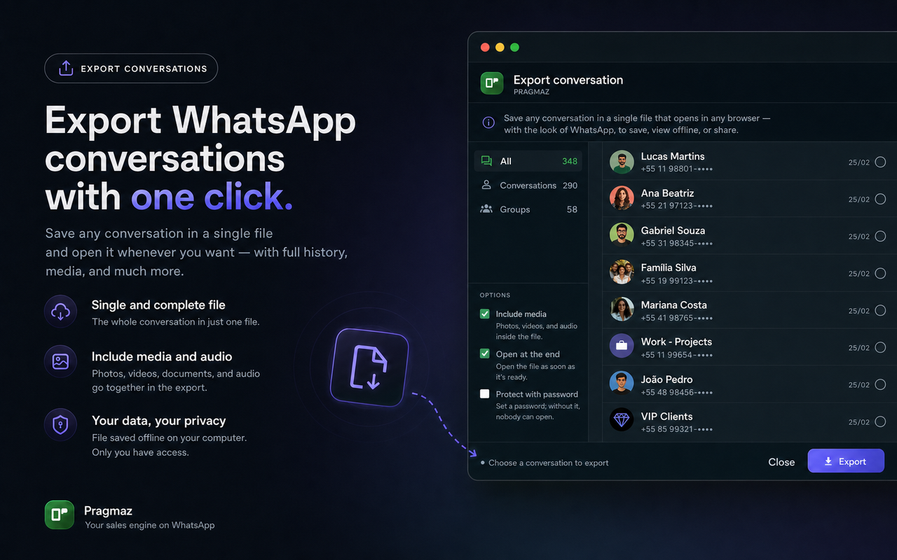 Pragmaz for WhatsApp™ Web - 截图 4
