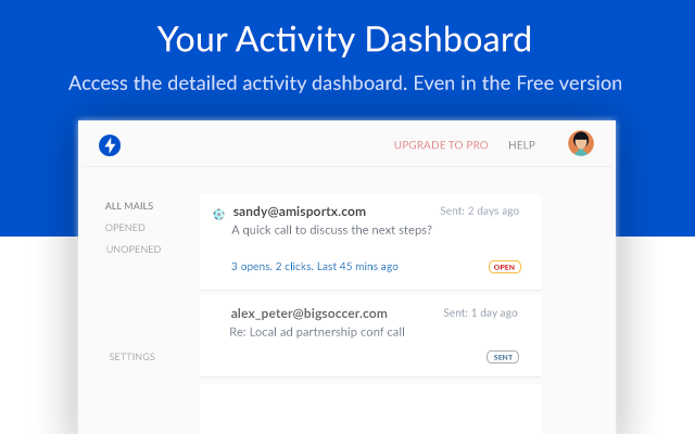 Email Tracker For Gmail - MailerPlex - 截图 3