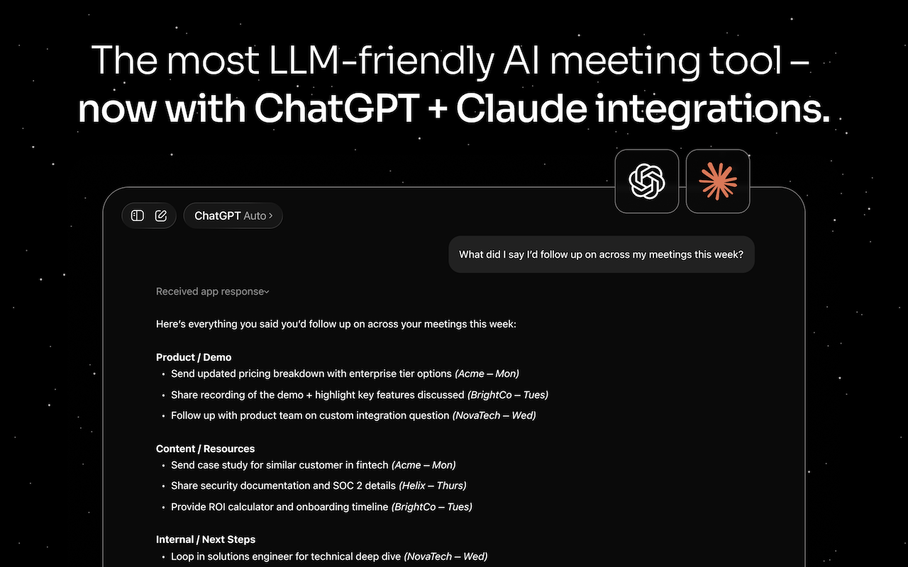 Fathom AI Note Taker for Google Meet - 截图 5