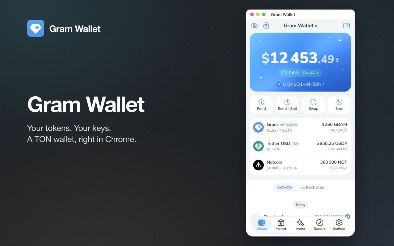 Gram Wallet - 截图 1