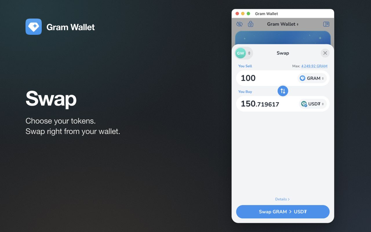 Gram Wallet - 截图 3