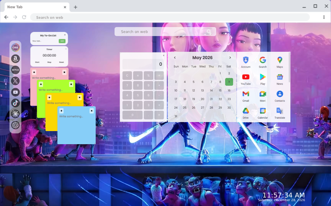 Kpop Demon Hunters Dark Encore Live Wallpaper - 截图 3