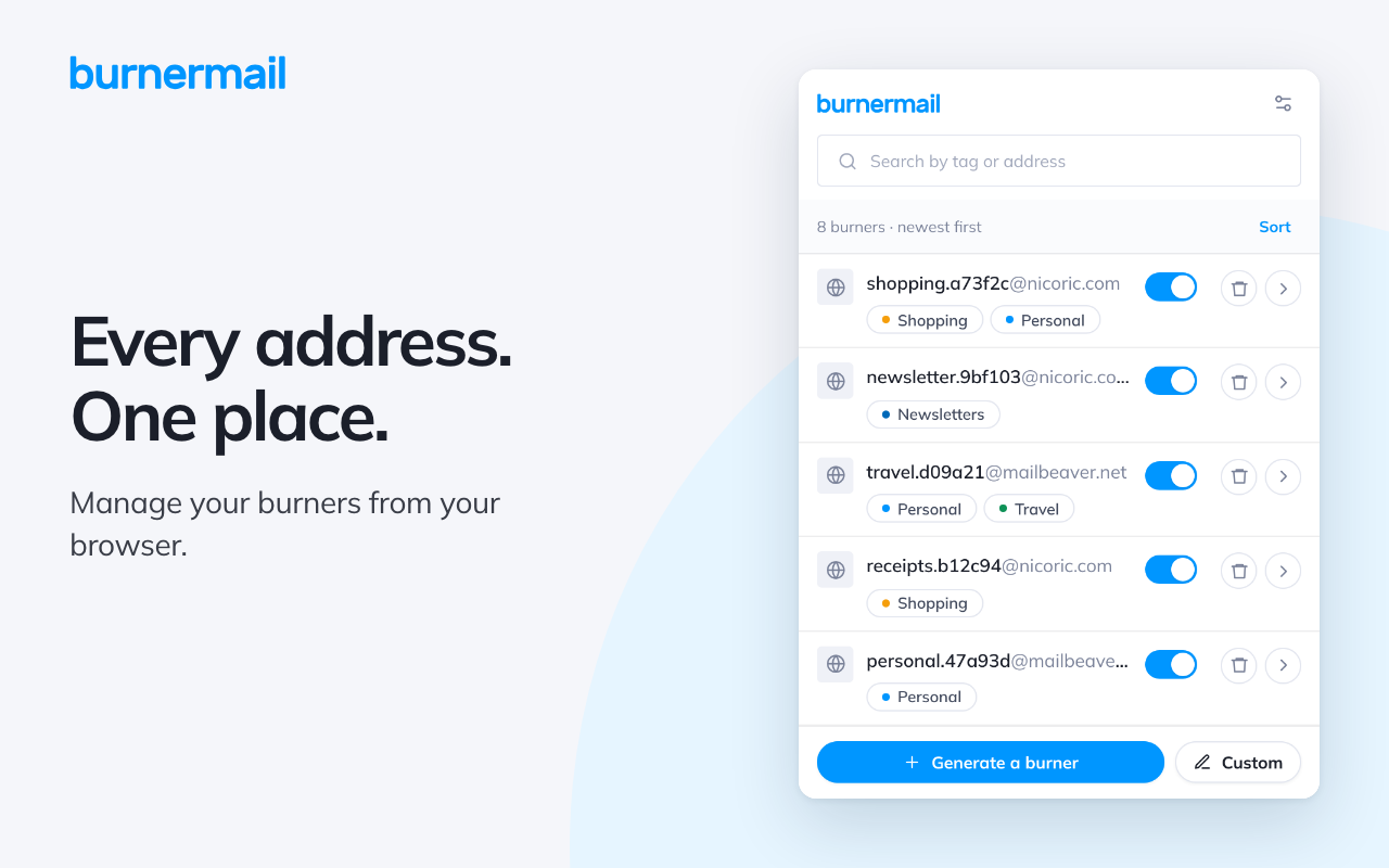 Burner Mail: Easy, Fast, Disposable Emails - 截图 2