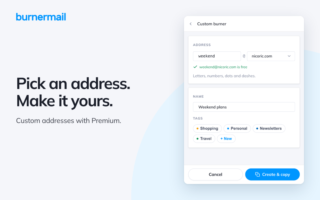 Burner Mail: Easy, Fast, Disposable Emails - 截图 5