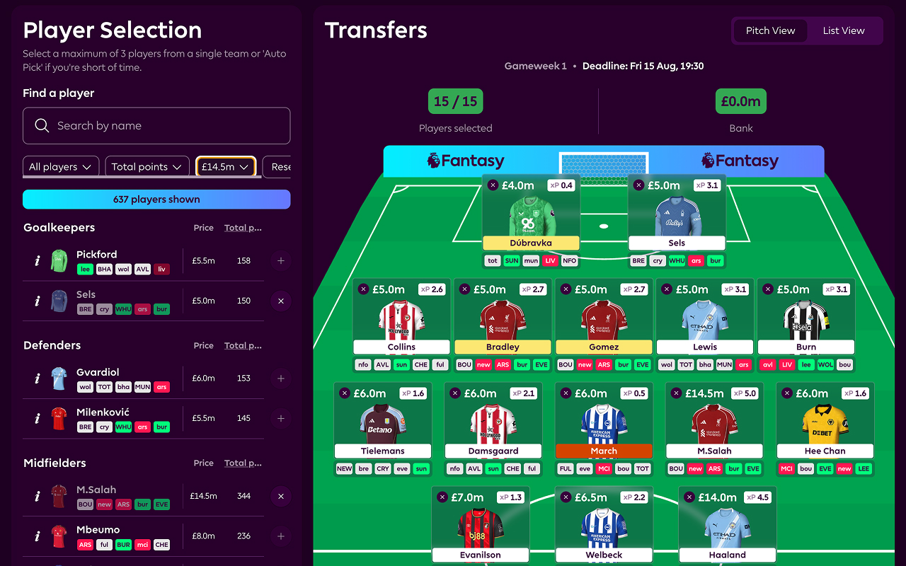 Better FPL - 截图 3