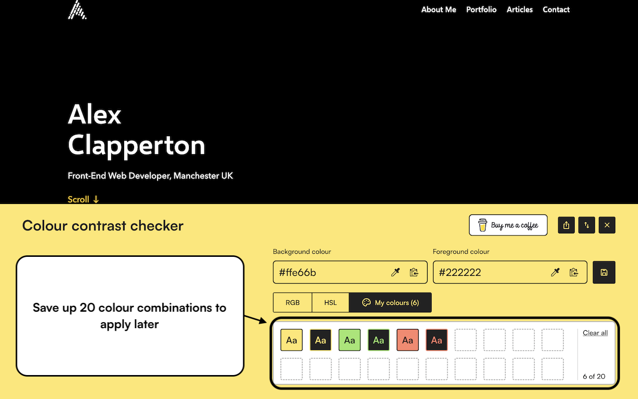 Colour Contrast Checker - 截图 2