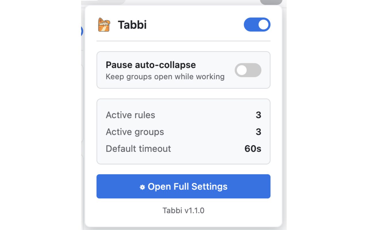 Tabbi - Tab Group Manager - 截图 2