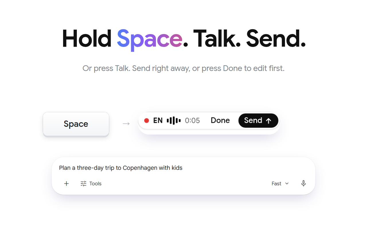 Voice Control for Gemini - 截图 2