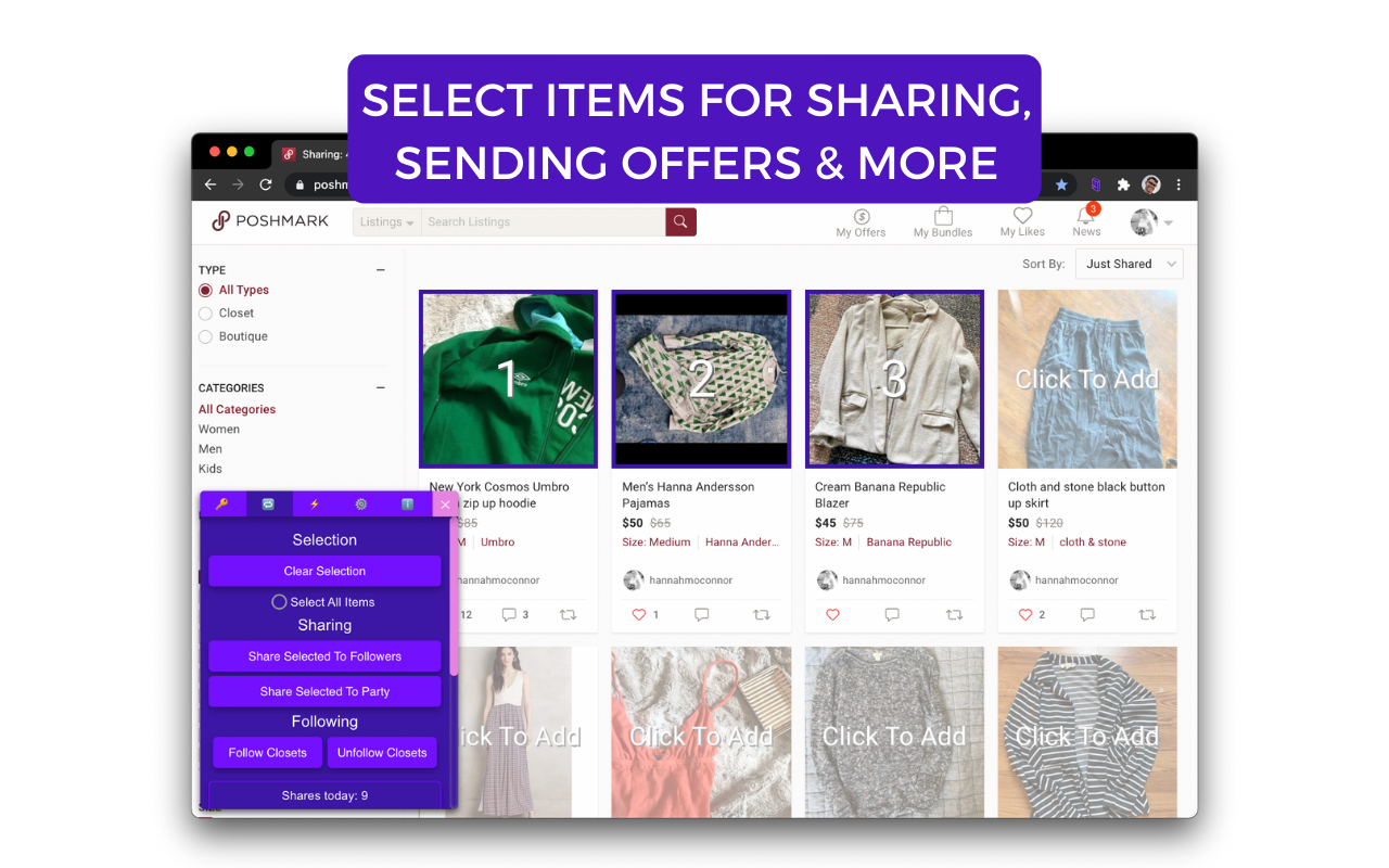 Poshmark Bot | Resellbot - 截图 4