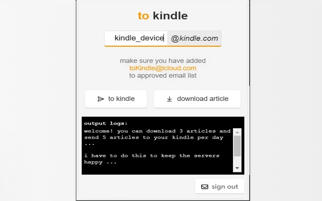 to kindle - 截图 2