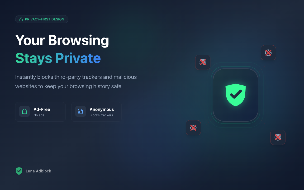 Luna Adblock for Youtube & Websites - 截图 3